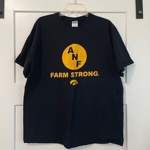 Iowa Hawkeyes ANF Black T-Shirt